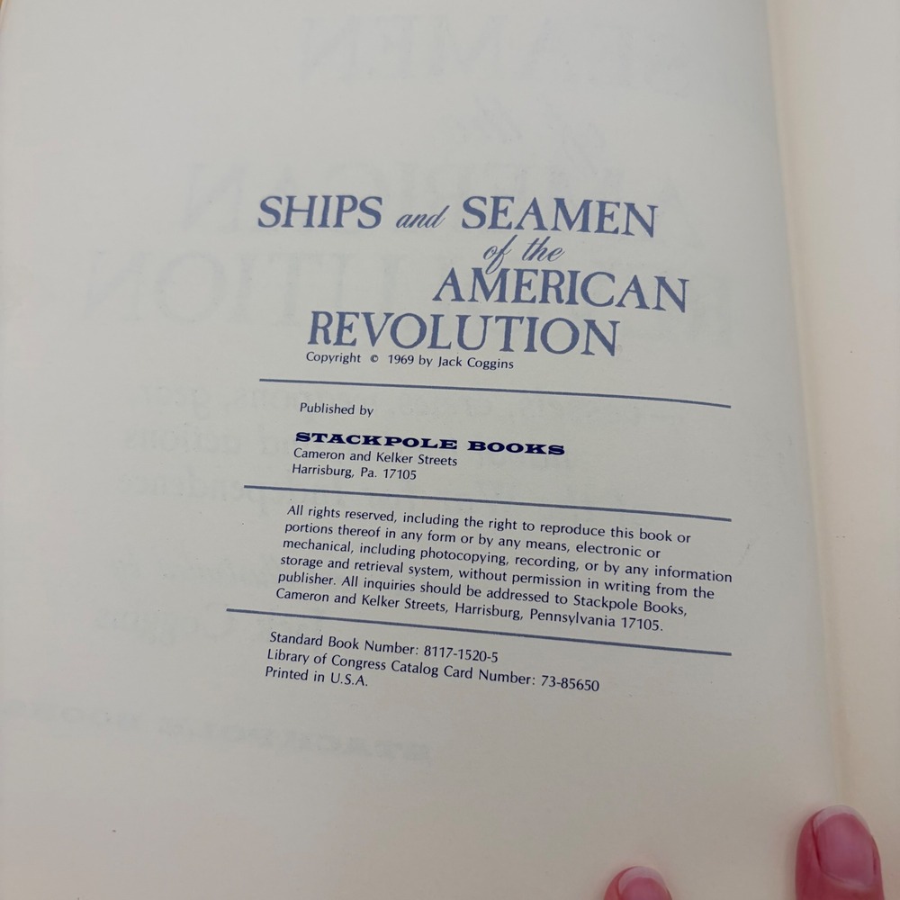 Ships and Seamen of the American Revolution Jack Coggins 1969 Stackpole Books - Picture 6 of 12